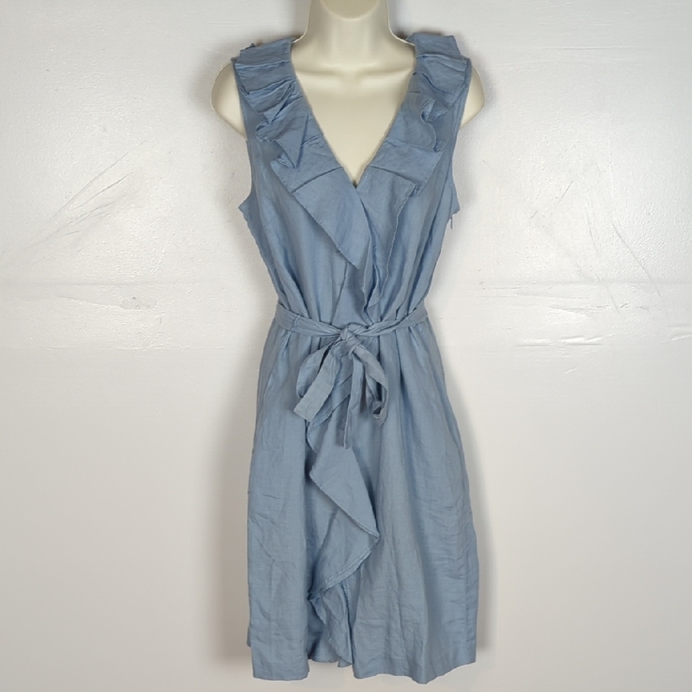 Talbots 100% Linen Shirt Dress